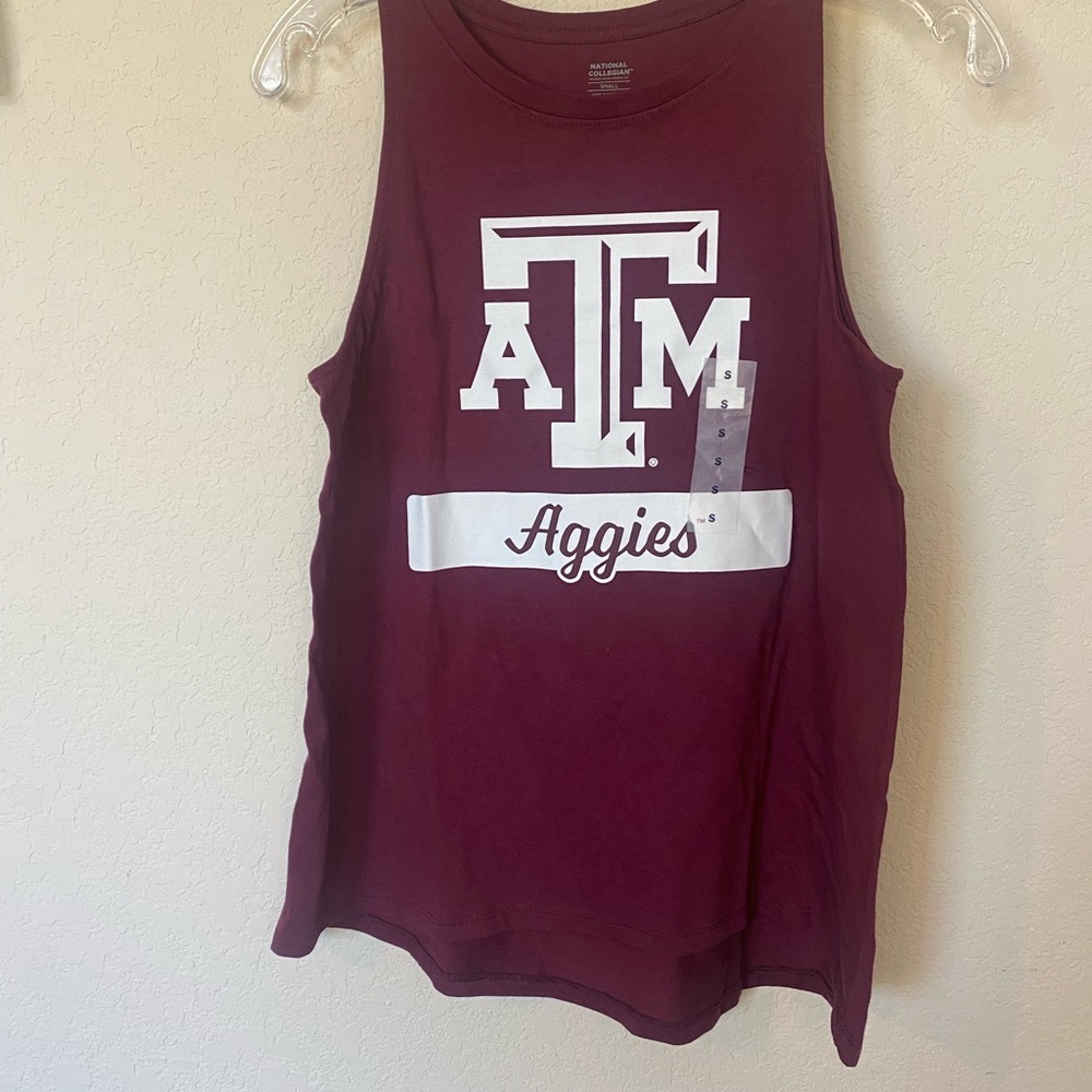 Texas A& M Aggie Sleeveless Tee NWT - Picture 2 of 5